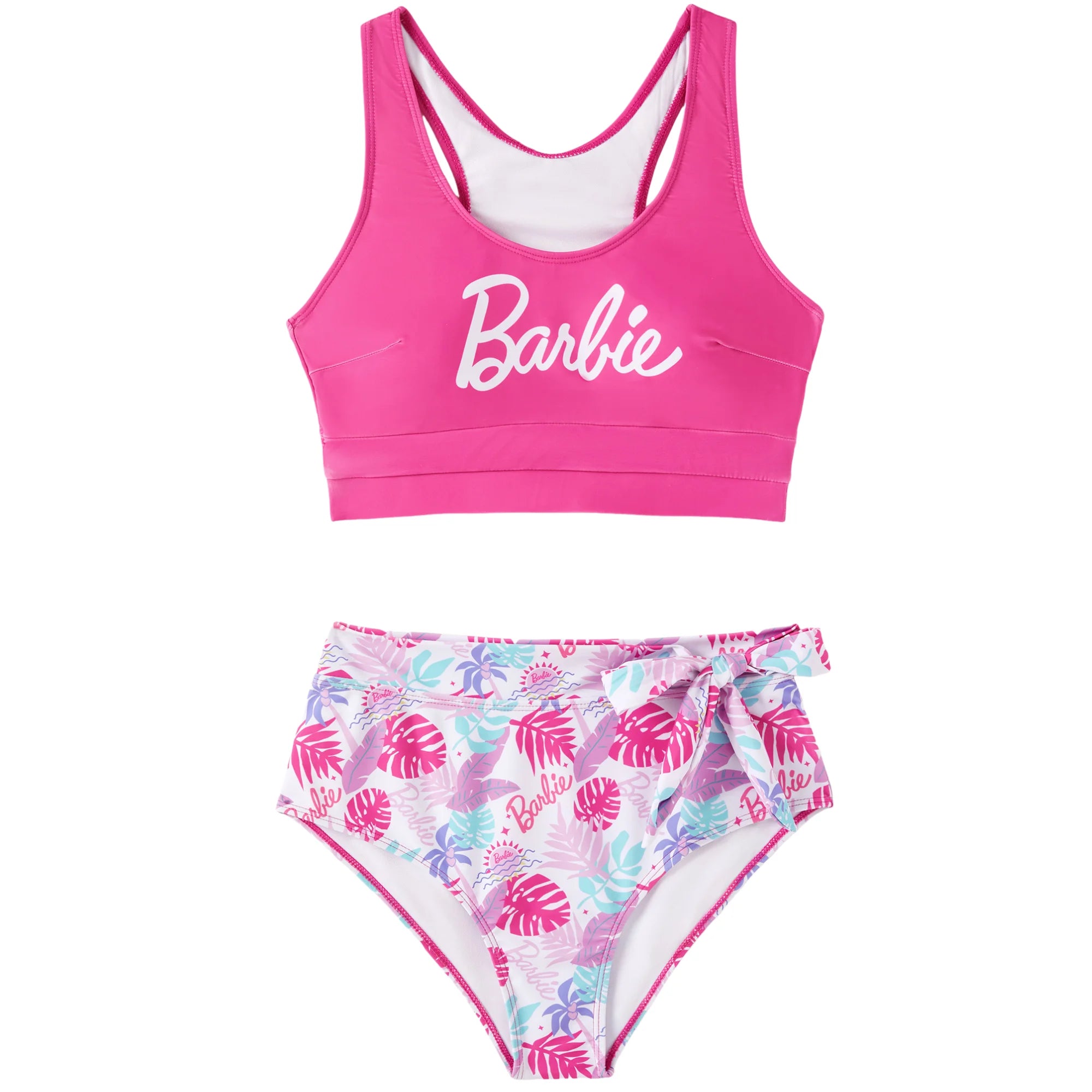 Girls One Piece Swimsuit Roseo Letter Print Flutter Summer Swimsuit Sizes 2-12