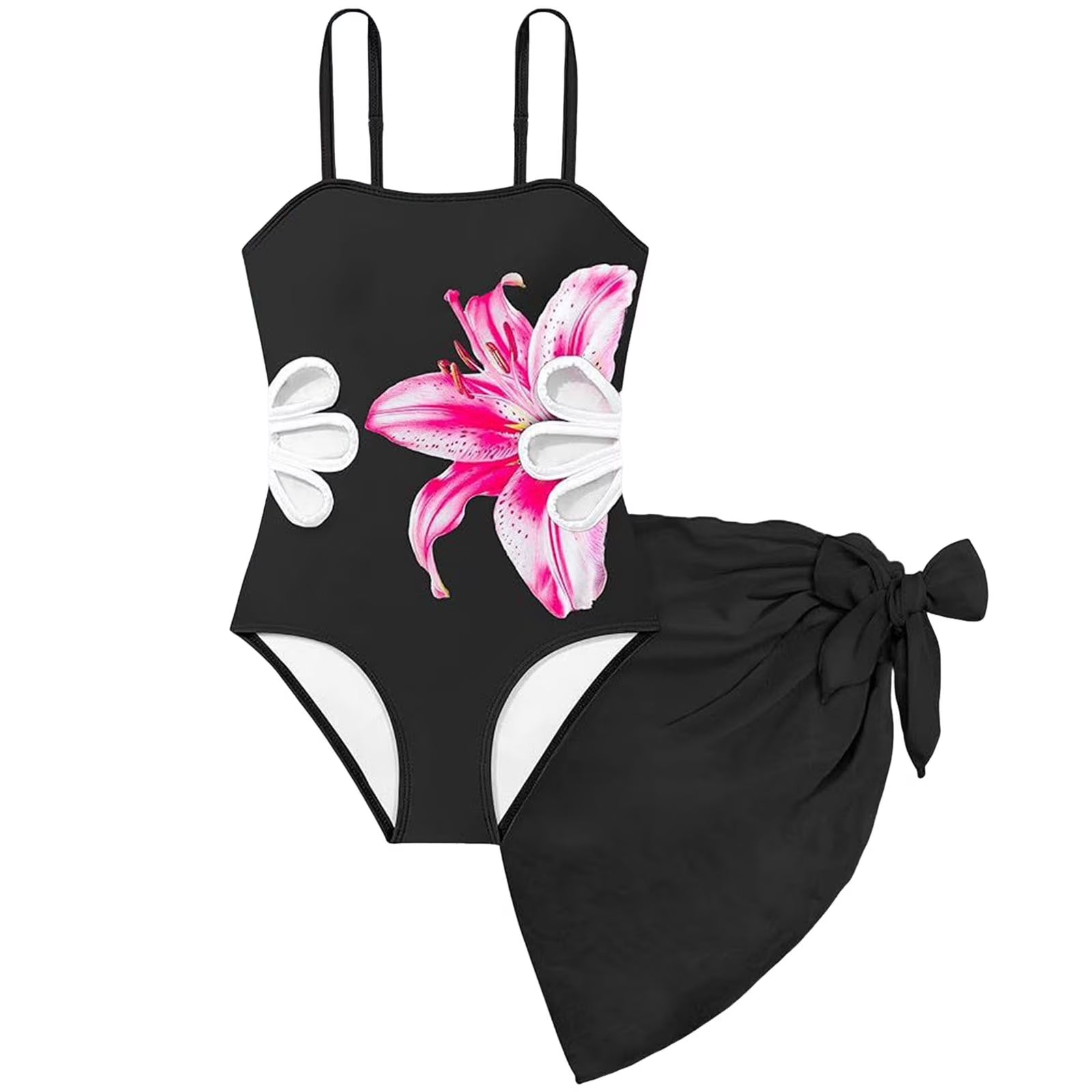 Girl Swimsuits Bathing Suit for Girls 10-12 Girls Swimsuit One Piece Swimsuits Solid Bathing Suit for Girls Full Coverage Modest Padded Swimwear