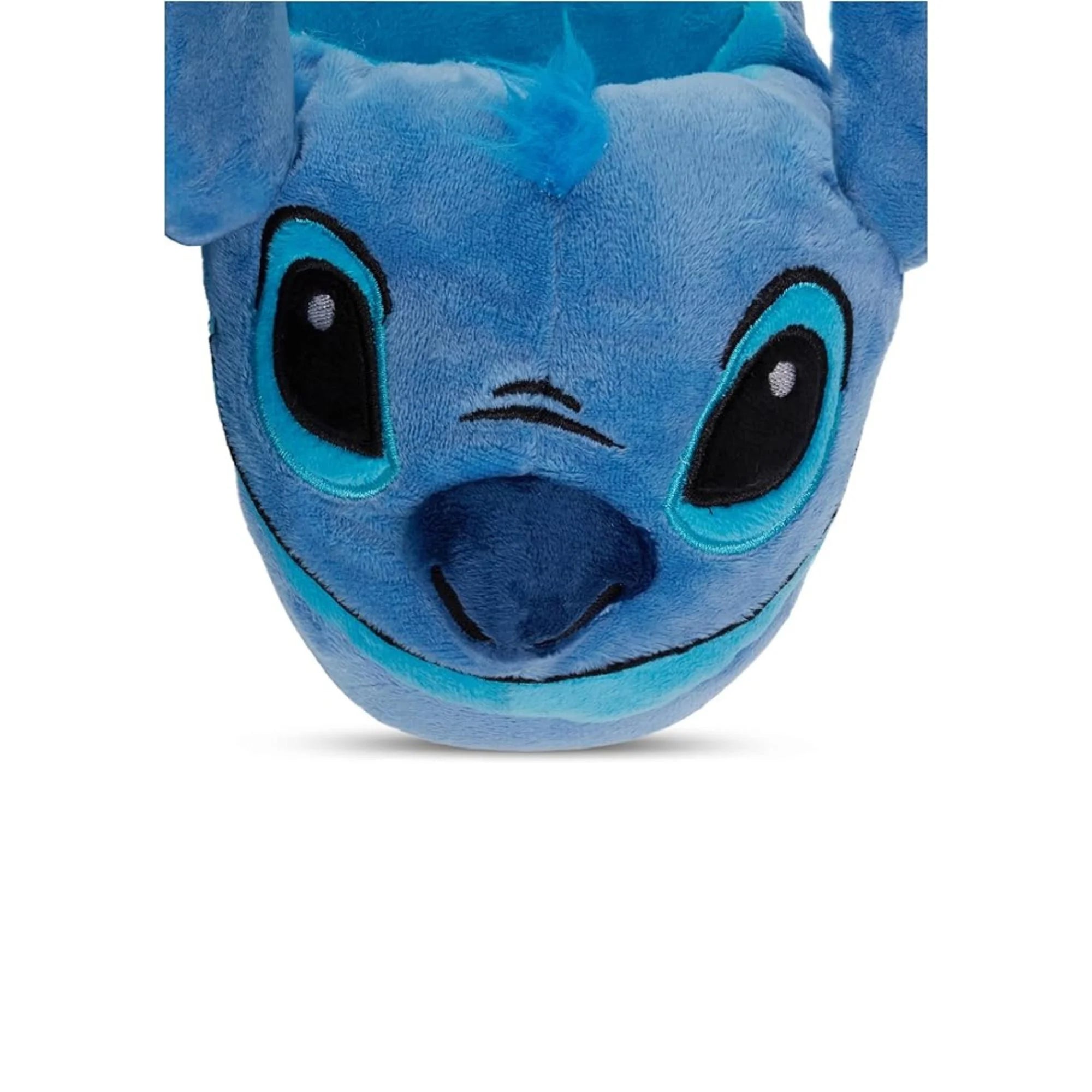 Girls Lilo and Stitch Slippers, 3D Plush Stitch Slip-On Indoor Slippers for Kids Blue - 4/5