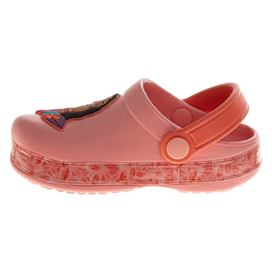 Moana Girls Slip-On Clogs with Back Strap (Toddler), Orange, Size: 5-6