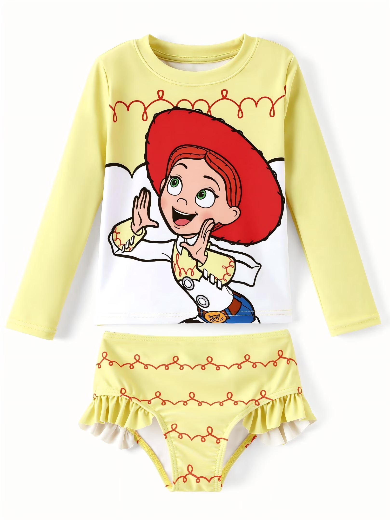 Stitch Girls Swimsuit Summer Rash Guard 2 Pieces Bathing Suits Beach Tankini Set Sizes 3-13