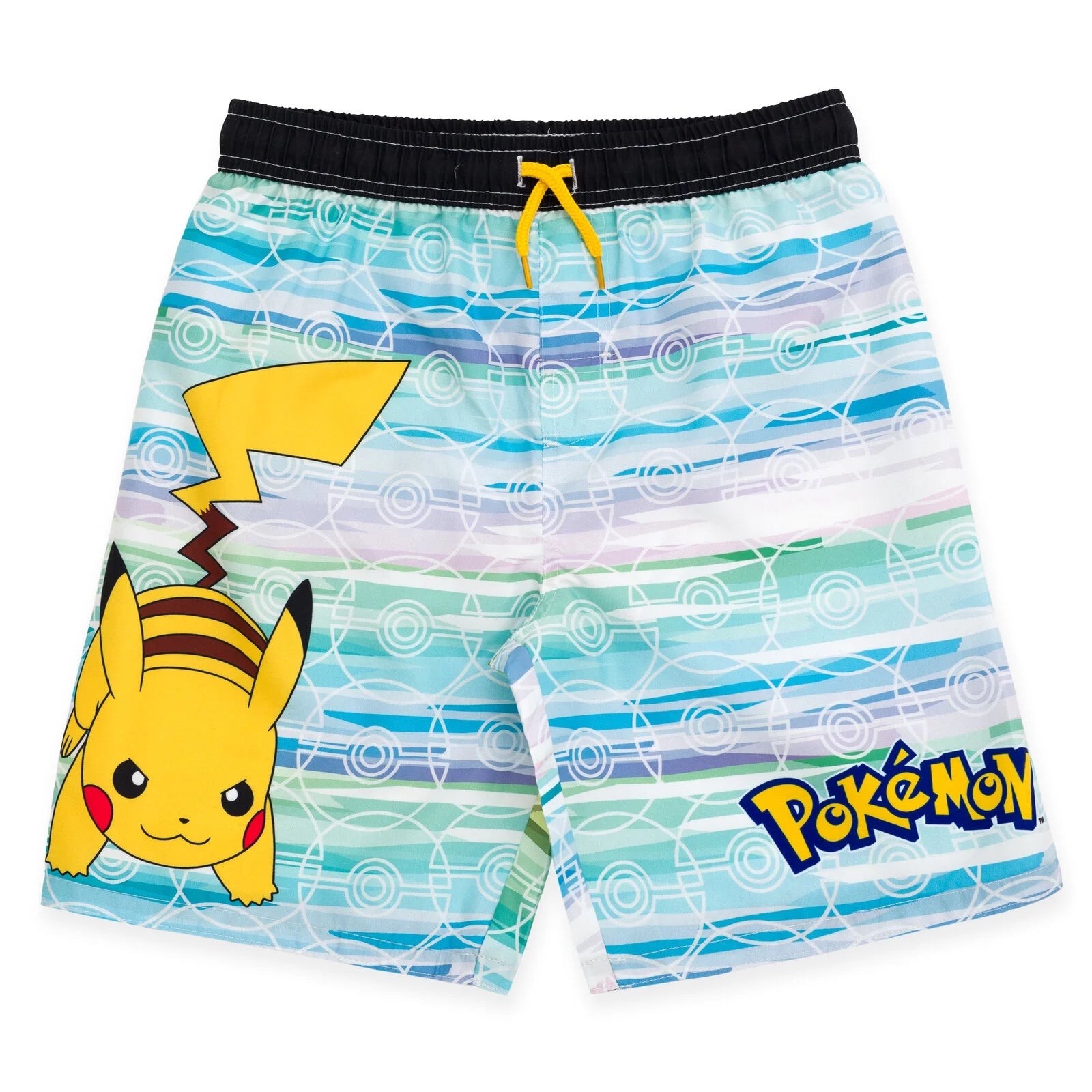 Pokemon Charmander Ivysaur Pikachu Wartortle Trunks Swimwear Bottoms (Boy'S 10-12)