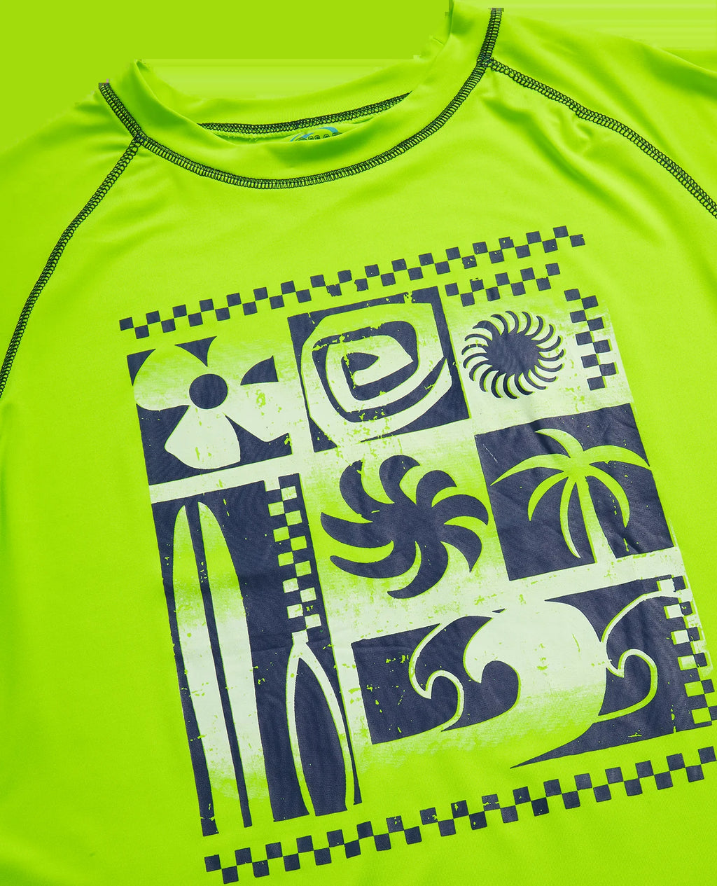Boys' Rashguard Set - Short Sleeve Swim Shirt and Bathing Suit Set (Size: 4-12)