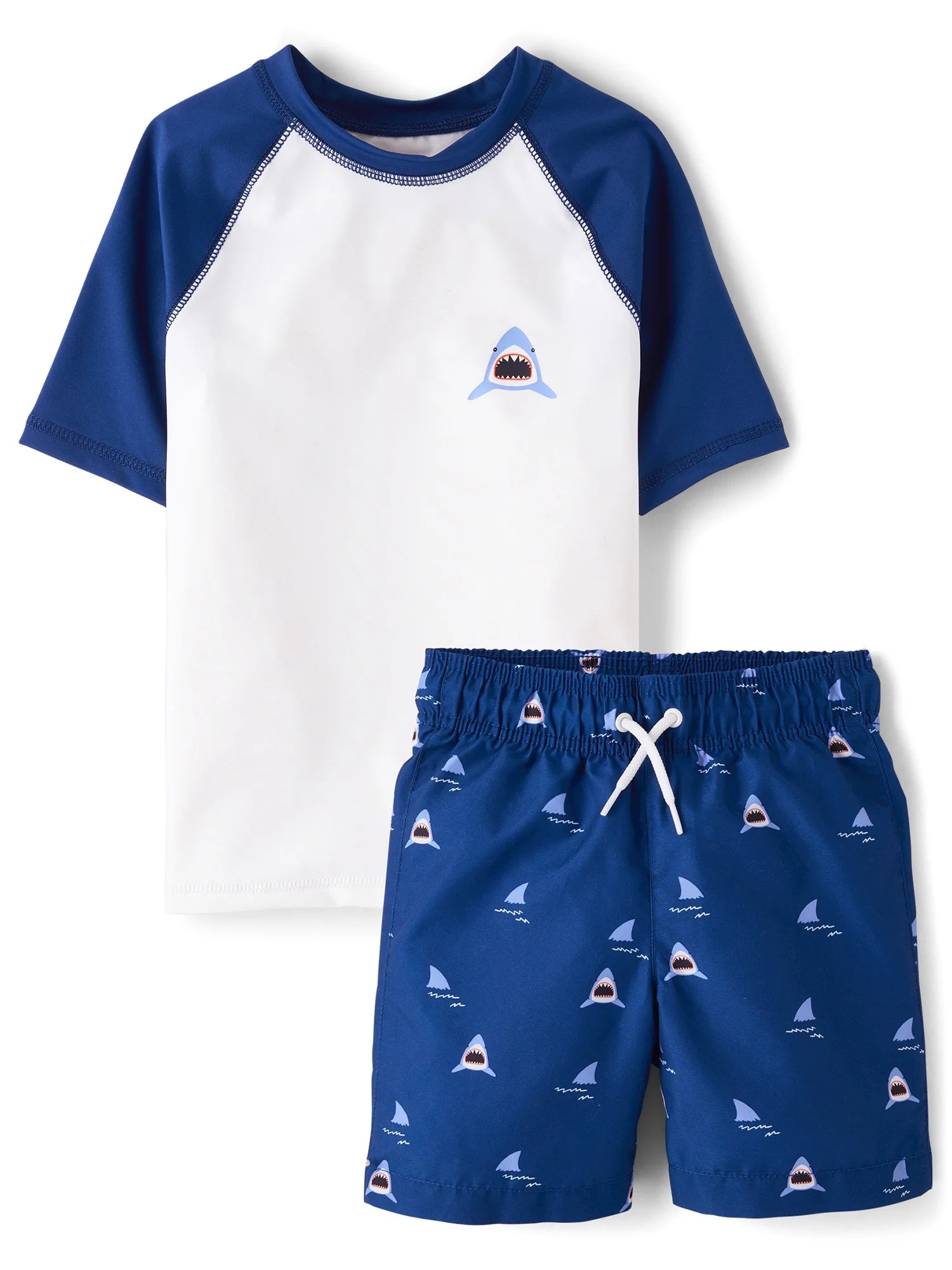 Boys Printed Rashguard Swim Set, 2-Piece, Sizes XS-XXL