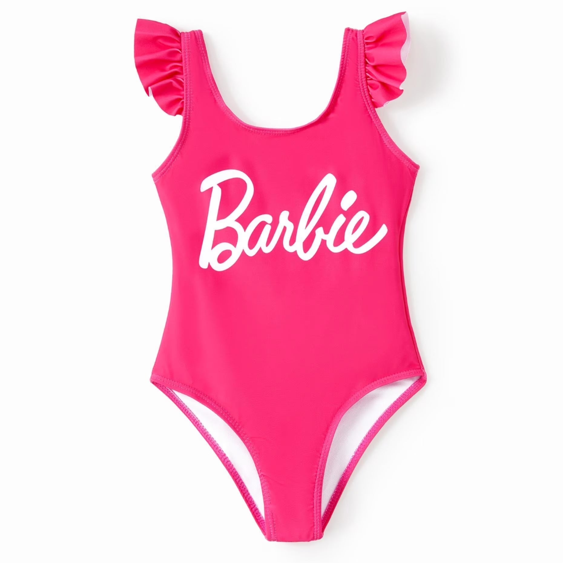 Girls One Piece Swimsuit Roseo Letter Print Flutter Summer Swimsuit Sizes 2-12