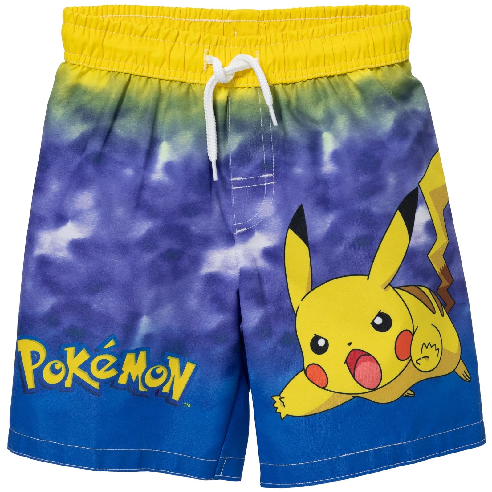 Pokemon Charmander Ivysaur Pikachu Wartortle Trunks Swimwear Bottoms (Boy'S 10-12)