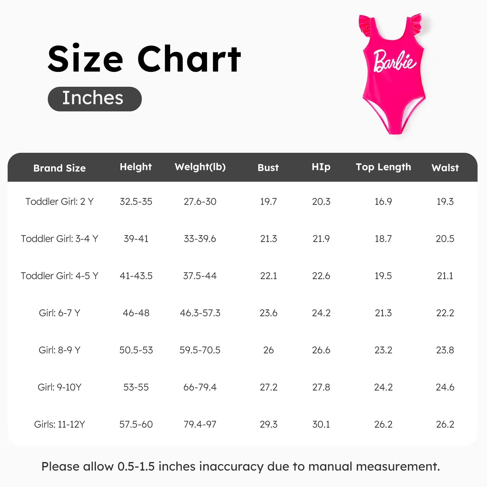 Girls One Piece Swimsuit Roseo Letter Print Flutter Summer Swimsuit Sizes 2-12