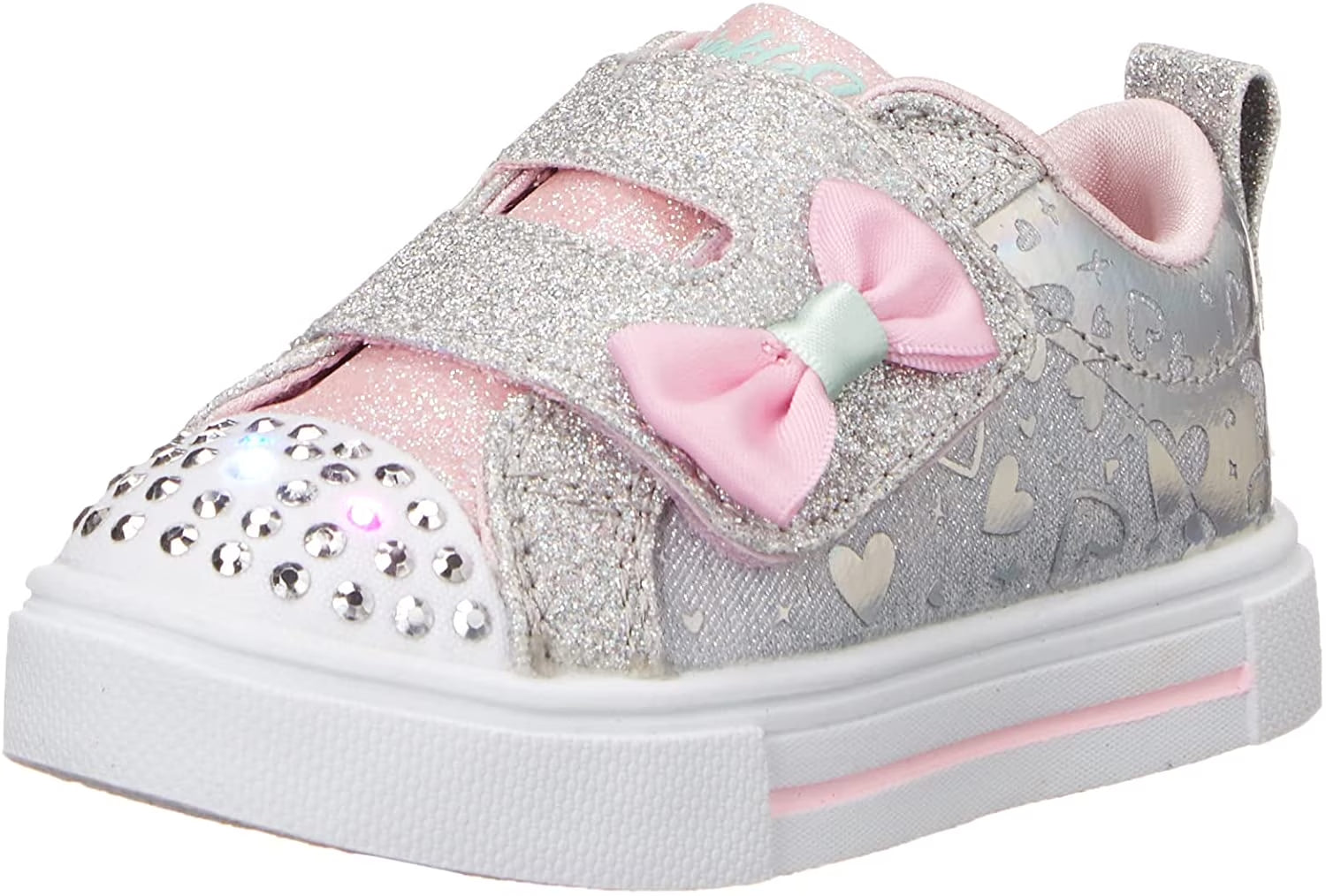 Toddler Girls Twinkle Sparks Heather Charm Sneakers